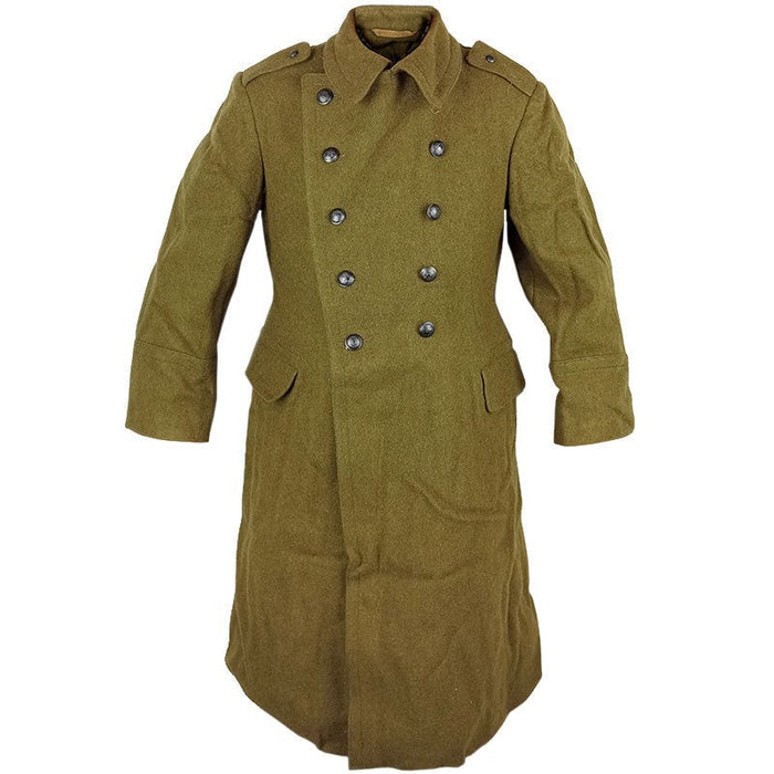 Romanian Army Olive Greatcoat Value Grade - Romanian Army Surplus - Great Coats