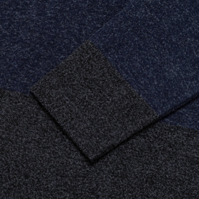 Ruben Brushed Jersey Rugby LS Polo - Navy