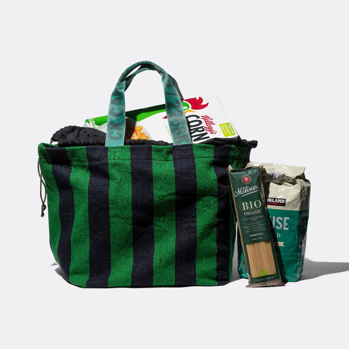 Rug Bag - Green/Navy blue