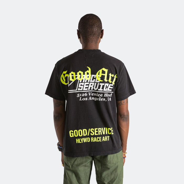 SS T-Shirt x Race Service - Faded Black