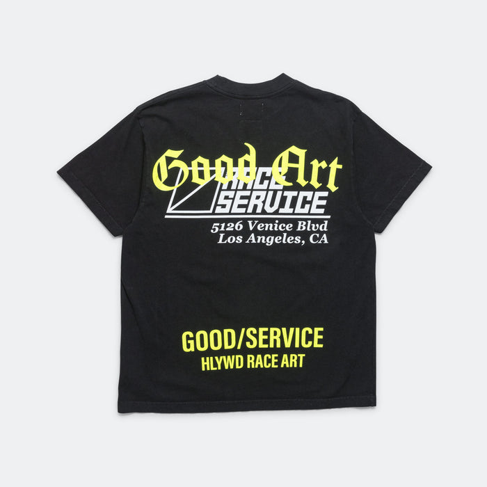 SS T-Shirt x Race Service - Faded Black