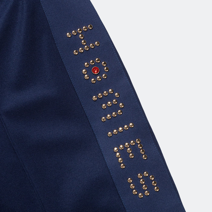 Studded Track Pant - Navy
