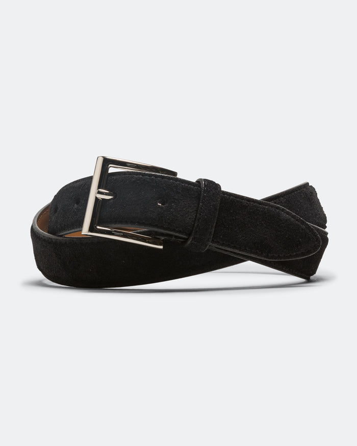 Suede Belt - Black