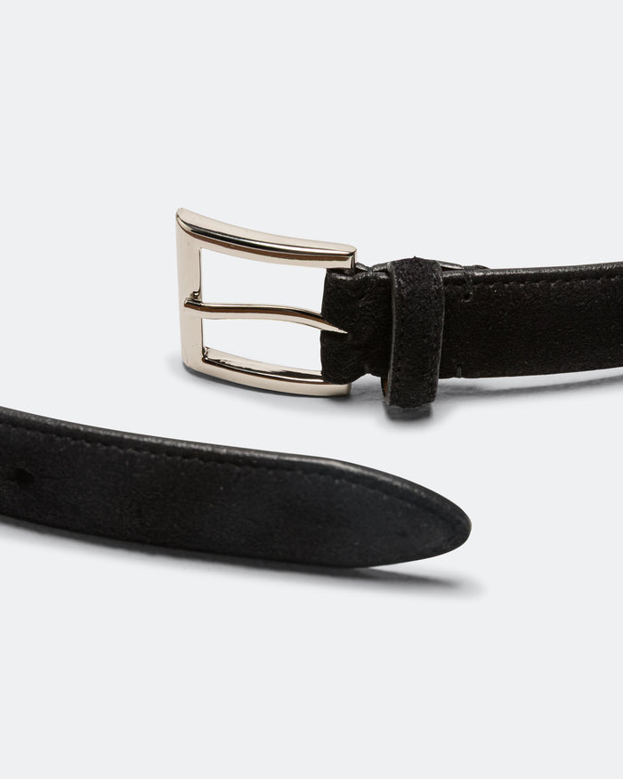 Suede Belt - Black