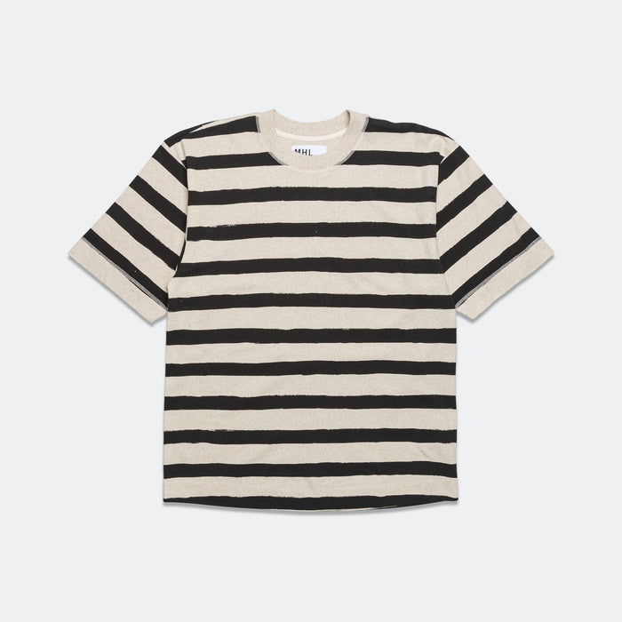 T-Shape Matelot - Cotton Hemp Jersey Natural/Black