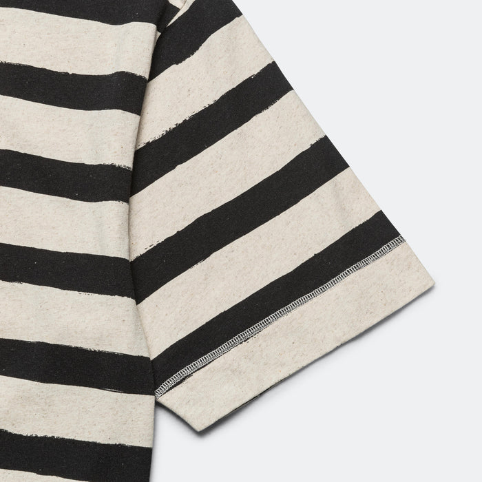 T-Shape Matelot - Cotton Hemp Jersey Natural/Black