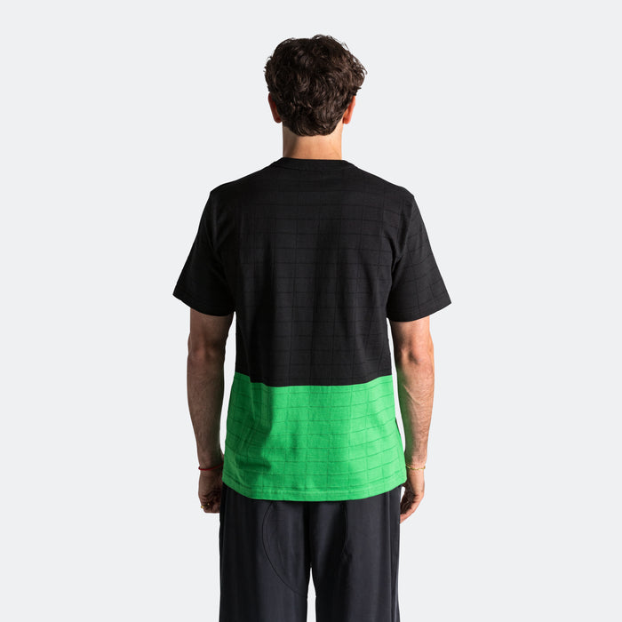 T-Shirt x UP THERE - Black/Fern Green