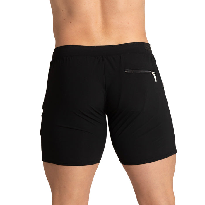 Tennis Black Short vista posterior de Gigo Underwear