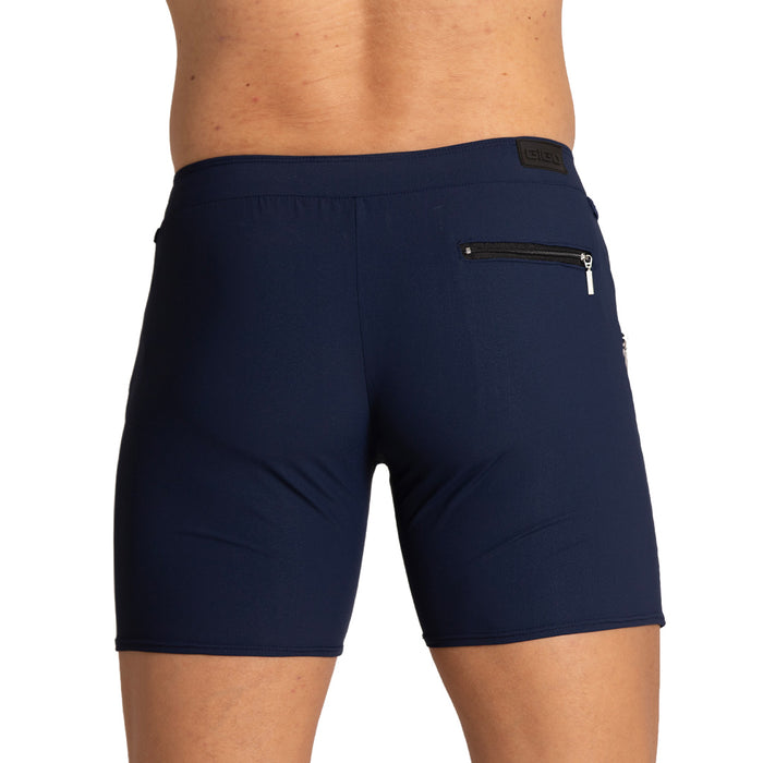 Tennis Blue Short vista posterior de Gigo Underwear