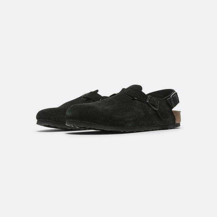 Tokio - Black Suede Leather