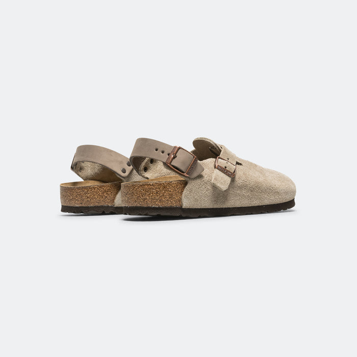 Tokio - Taupe Suede Leather