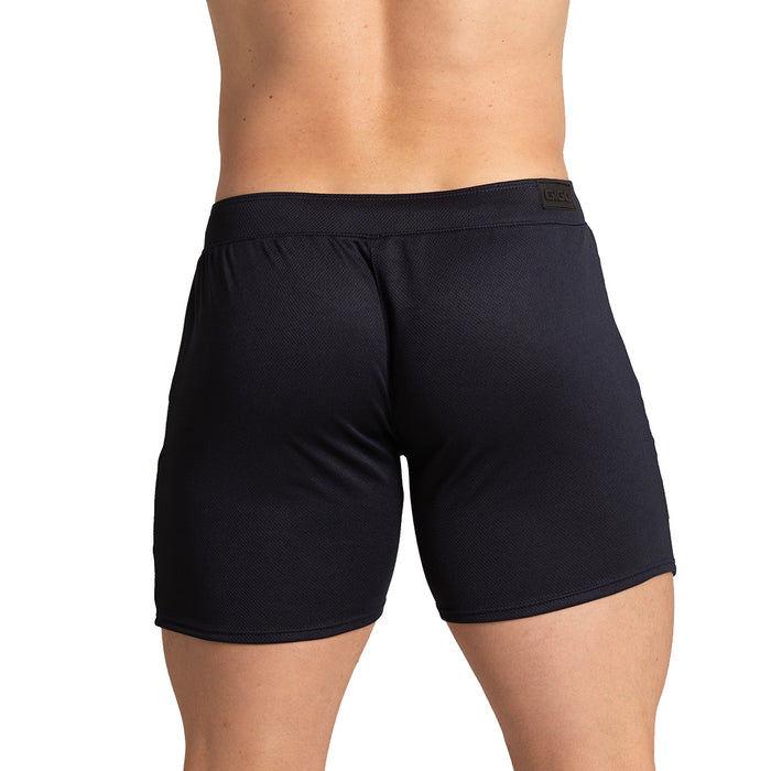 Training Blue Short vista frontal de Gigo Underwear