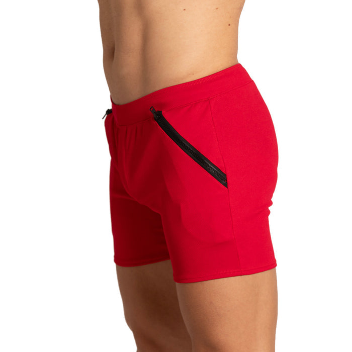 Training Red Short vista frontal de Gigo Underwear