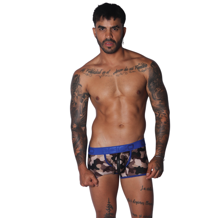 Trend Blue Trunk en modelo de Gigo Underwear