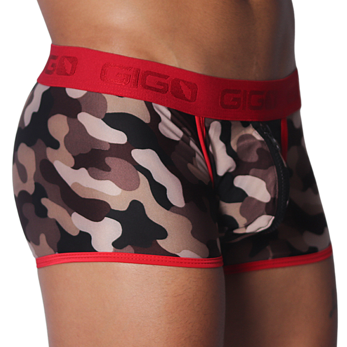 Trend Red Trunk vista frontal de Gigo Underwear