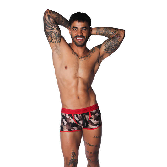 Trend Red Trunk en modelo de Gigo Underwear