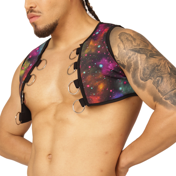 Universe Vest Harness vista frontal de Gigo Underwear