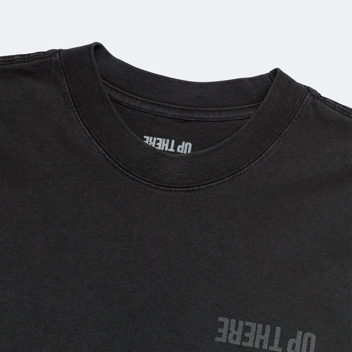 UP THERE X ATAB Lab 'Chess Board' Tee - Faded Coal/Reflective