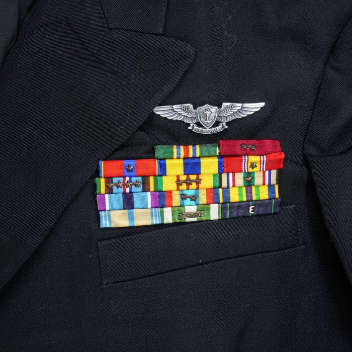 US Navy Service Dress Jacket w/ Ribbon Bars - 44L, XLarge - US Navy Surplus - Dress Jackets