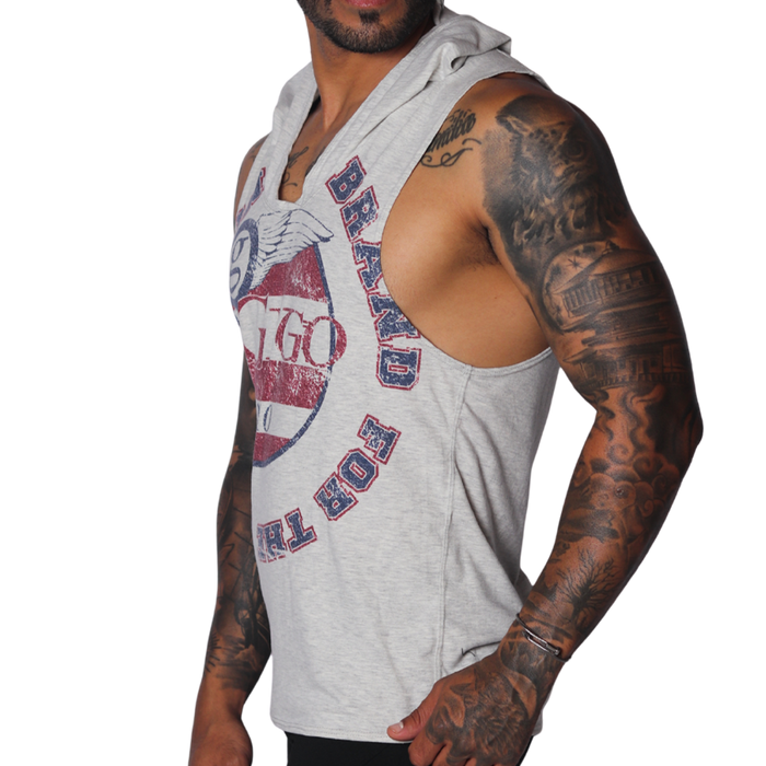 Wings Hoody Tshirt vista frontal de Gigo Underwear