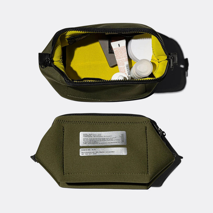 Wired Pouch - Olive/Yellow