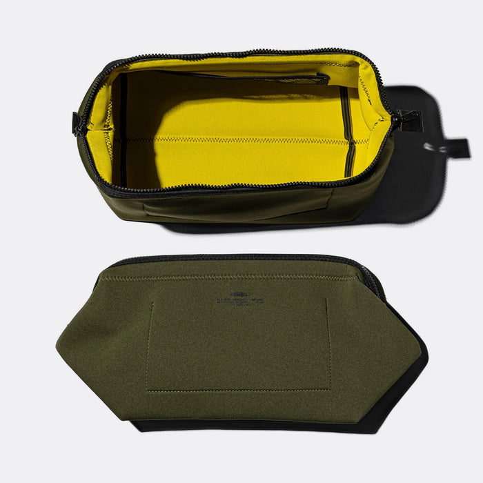 Wired Pouch - Olive/Yellow
