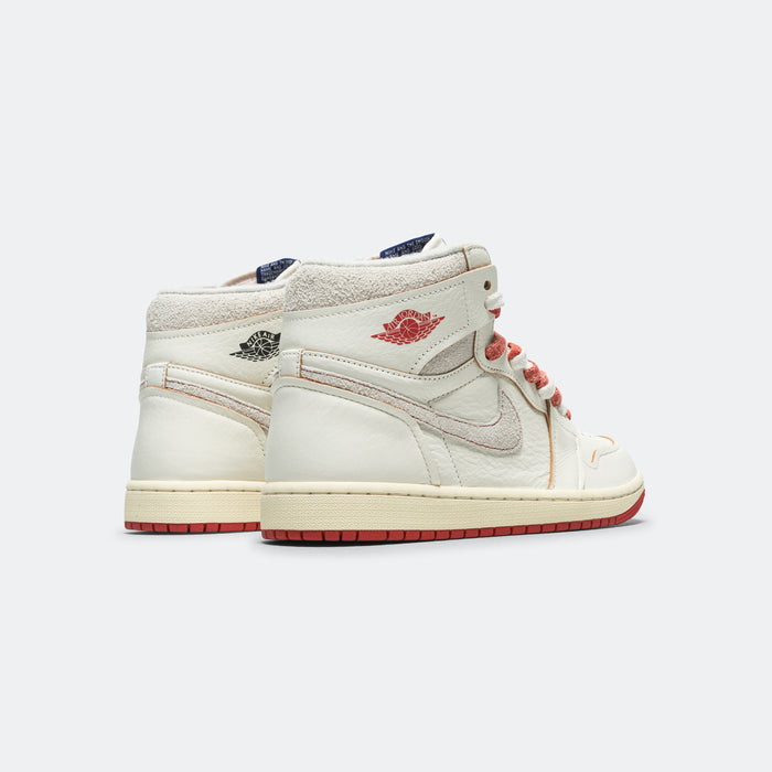 Womens Air Jordan 1 High OG - Sail/Cinnabar-Light Bone
