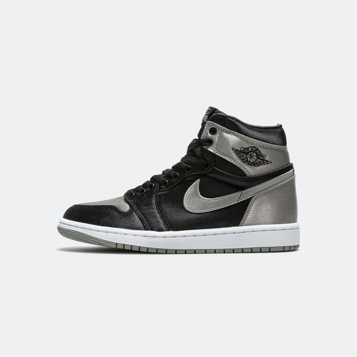 Womens Air Jordan 1 Retro - Black/Medium Grey-White