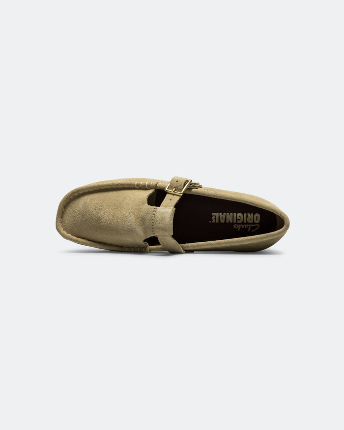 Womens Wallabee T Bar - Maple Suede