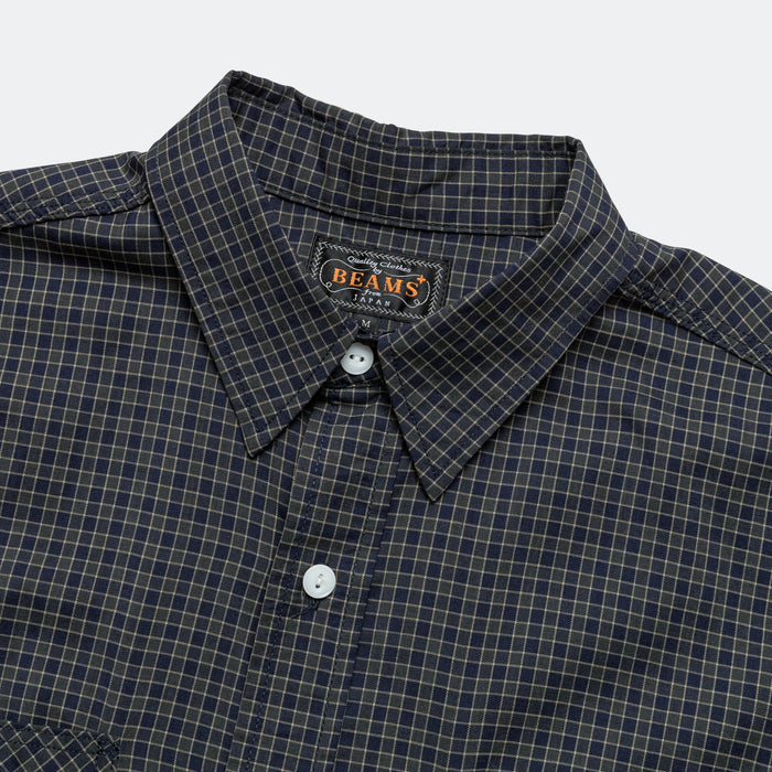WORK Wool Plaid Shirt - Green